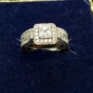Wedding band set